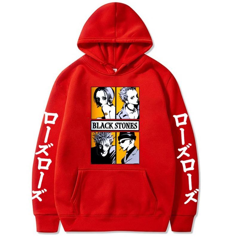 Oosaki Nana Autumn Winter Hoodie Fashion Design Men's Women's Sweatshirt Fleece Oversized Couples Casual Streetwear Hoodies