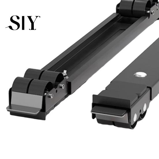 Mover d'Appareil Lourd 2 Pièces Roulettes Robustes Extensible Machine à Laver Base Réglable Longueur avec Roues Accessoires de Meubles