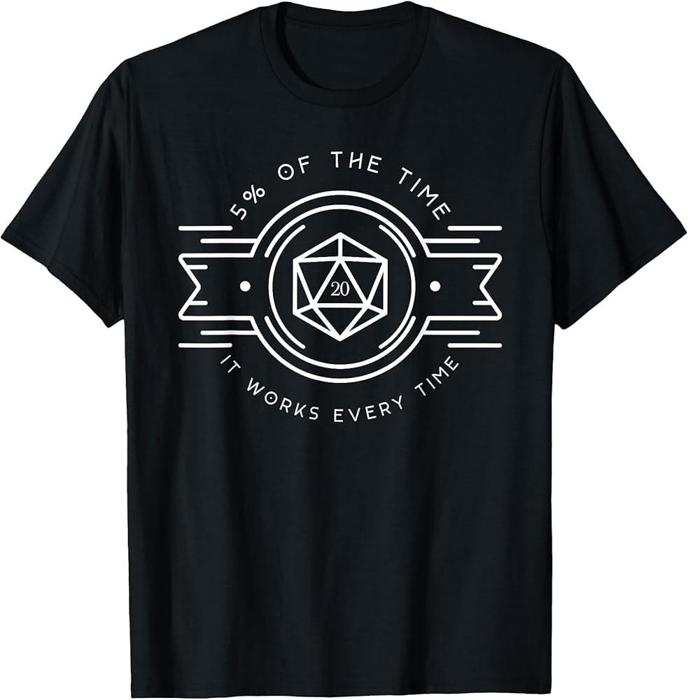 Minimalist Polyhedral D20 Dice Set Retro Nerdy TShirt TShirt Unisex T-Shirt XXXXL