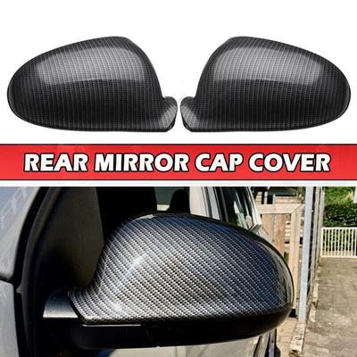 2 Pezzi Copri Guscio Specchietto Retrovisore Laterale Ala Look Fibra di Carbonio Per Volkswagen VW Golf Rabbit Jetta MK5 2006 2007 2008
