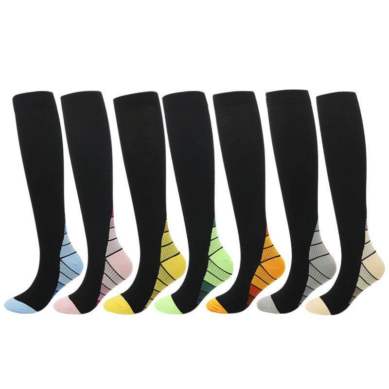 X-Men Women's Non-Slip Compression Sports Socks - Gradient, Elastic Calf-Length for Fitness & Jump Rope