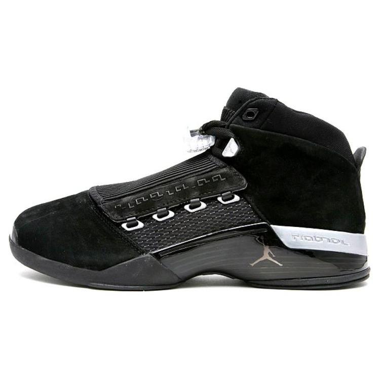 New JORDAN 17 Retro Black Silver Cdp 2008 322721-001