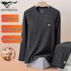 Septwolves Men's Comfort Fleece-Lined Thermal Underwear Set