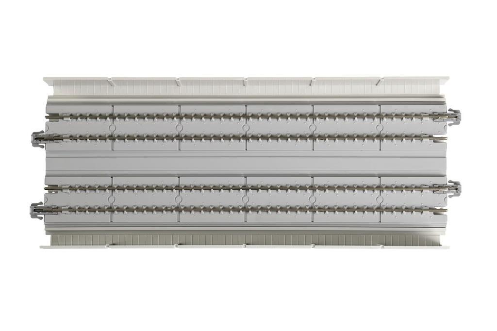 KATO N Gauge Double Track Elevated Straight Line 186mm 2 Pieces 20-411 Railway Model Supplies