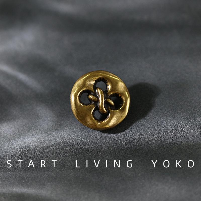 

Декоративные пуговицы для свитера или рубашки из металла и бронзы в виде листочков сердца