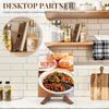 Kitchen recipe stand, kitchen recipe bookshelf, wooden recipe bookshelf, rustic kitchen recipe stand