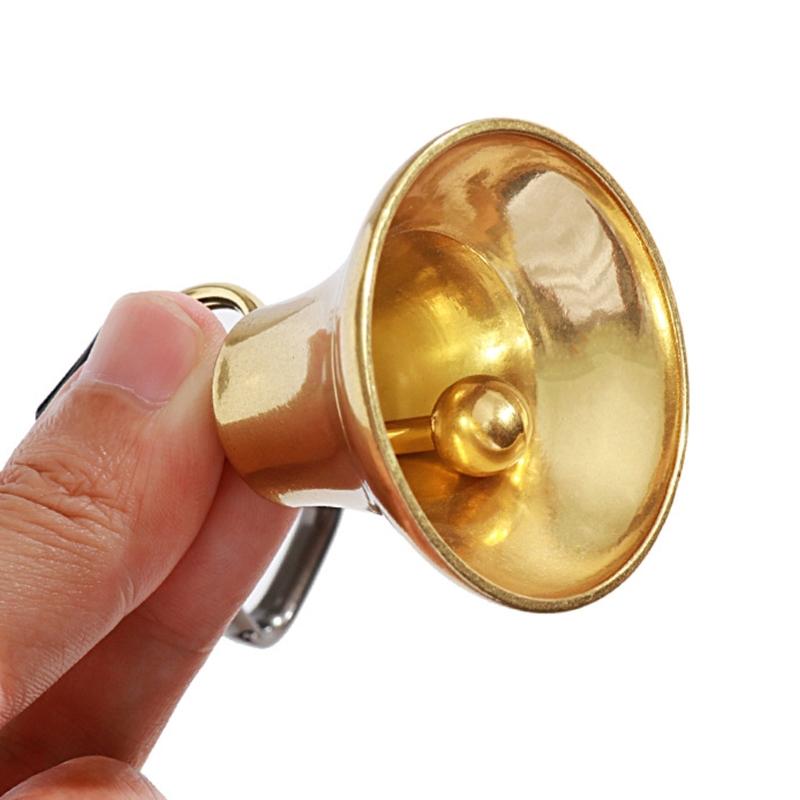 Bear Bell for Outdoor Safety Loud Ringing to Deter Wildlife Easy Clip Attachment Alloy Lightweight Design for Hiking