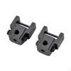 2x Scroll Saw Clamp Holder Spindle Less Adapter Professional Replacement Black Heavy Duty Easy To