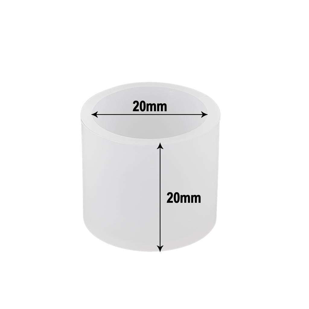 20/25/35/40/50mm DIY Silicone Pendant Mold Jewelry Making Cube Resin Casting Mould Craft Tool Crystal Epoxy Square Cylinder Mold