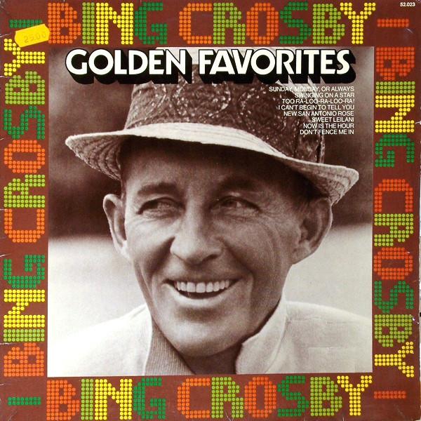 

LP Record BING CROSBY - Golden Favorites 52023 MCA Coral 1977 Germany Jazz Used