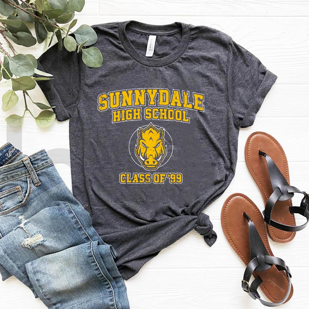 Sunnydale High School TShirt Buffy The Vampire Slayer Tshirt Class of 99 Tees Unisex Short Sleeve Tshirt Cool Vampire Shirts