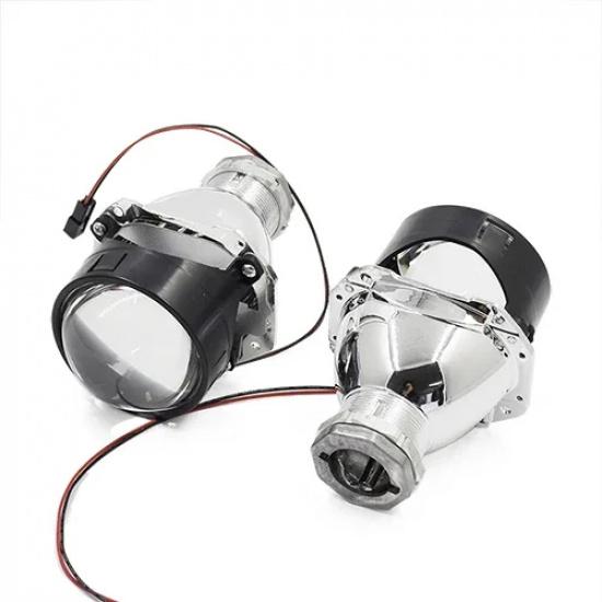 

Ronan 2pcs 2.5inch Bi-xenon Ver9.5 H4 Socket Car Headlight Projector Lens Use D2S/D2H Lamps for Car Headlight Upgrade Only Lens Ver9.5 H4