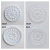 100 stücke Einweg Wimpern Verlängerung Kleber Halter Blume Form Kleber Pads Falsche Wimpern Palette Pads Kunststoff Dichtung Make-Up-Tools