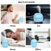 USB Mini Air Humidifier Aroma Essential Oil Diffuser For Home Car Ultrasonic Mute Mist Maker Diffuser with LED Color Lamp