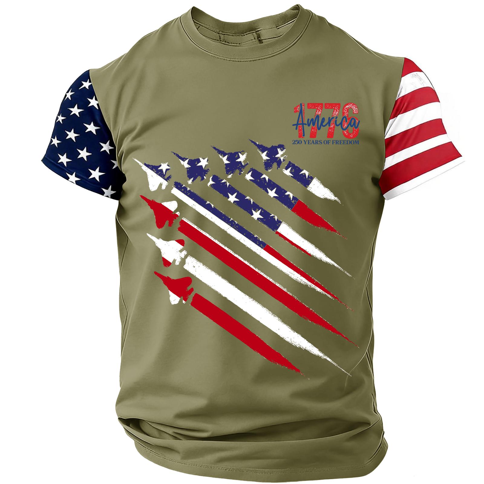 

Men s Casual Round Neck Lightweight Breathable Short-Sleeve Top L армия зеленый