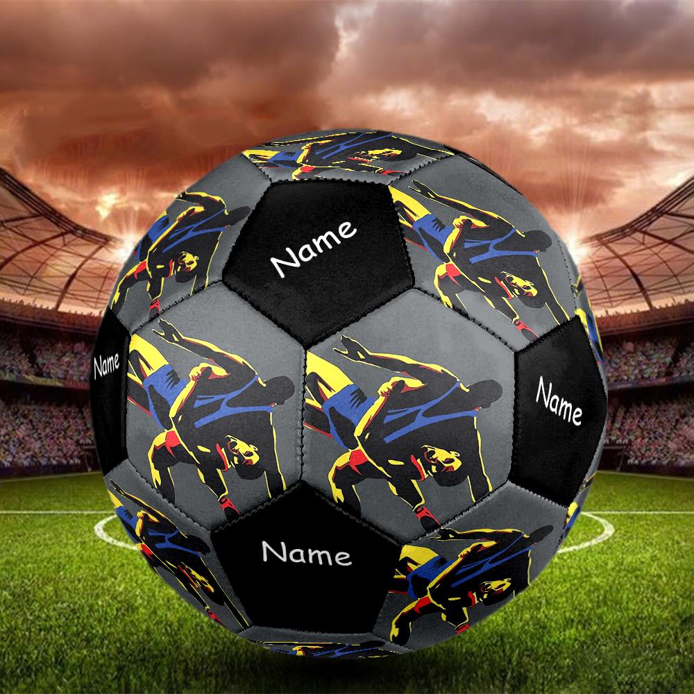 Custom Name wrestling Theme Size 5 Soccer Ball, Suitable for Both Indoor and Outdoor Matches, a Gift Suitable for Everyone.