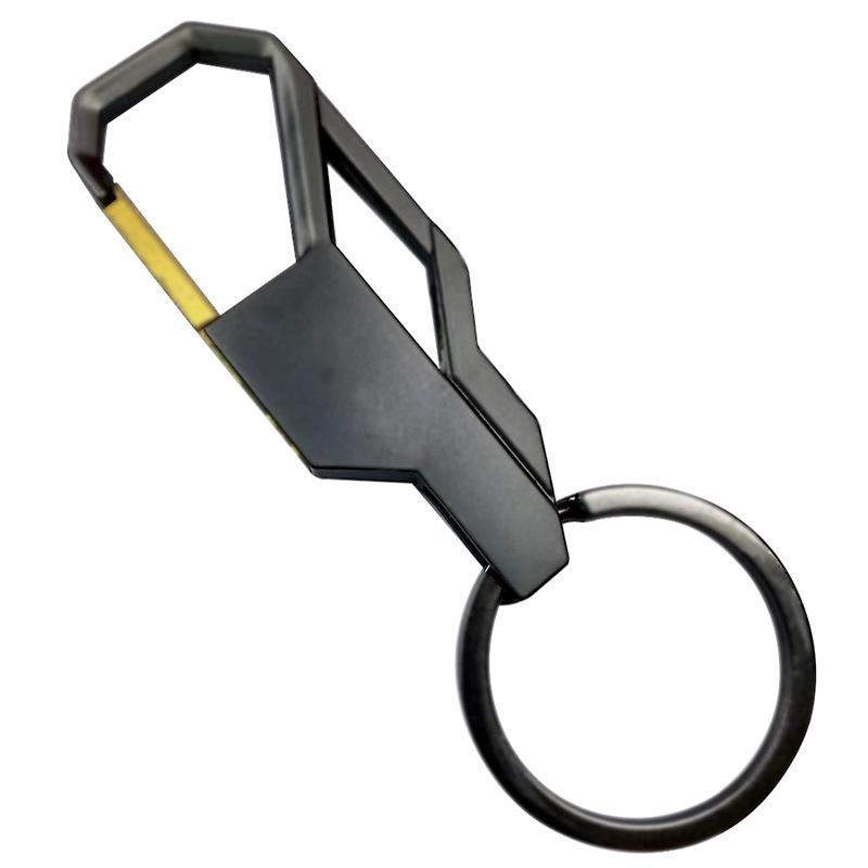 Men's Boutique Car Key Chain with Laser Engraved Logo - Free Personalized Advertising Gift.