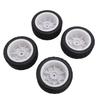 4PCS RC   Tires Fit for    01 XV02 70mm 1:10 Scale Plastic Nylon RC Car Wheel Hub Tire