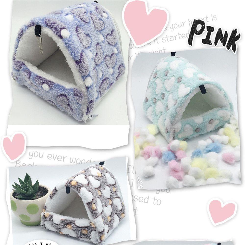 

Warm Mat Guinea Pig Nest Pet Hammock Tent Small Animal Sleeping Bed Hamster House Detachable