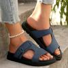 Plateausandalen Damen tragen 2025 Sommer neue Mode All-in-One bequem Übergröße 43 Sandalen Outdoor Zehenfrei Fußkämpfer