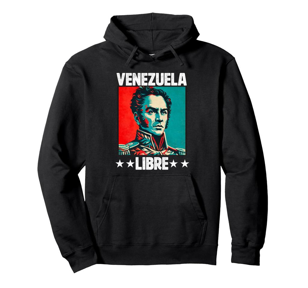 Venezuela Libre Sweat à capuche Fierté Forte de la Liberté Vénézuélienne