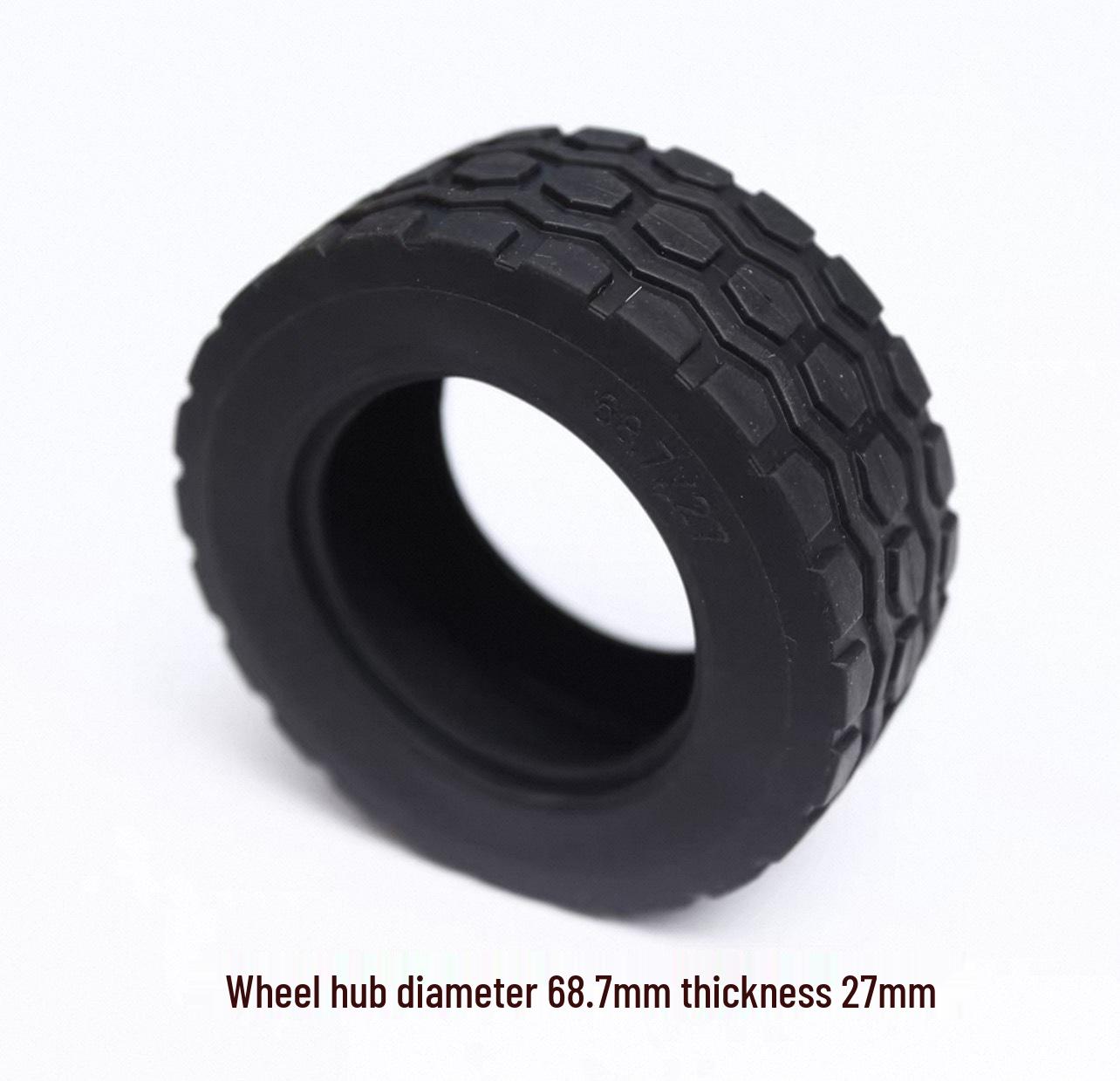 Compatible MOC Small Stud Bricks: 52985 Tires & 68.7x27mm Wheel Rims 50g