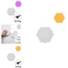 Modern Minimalist Led Quantum Wall Light Touch Sensor Honeycomb Design For Home Dcor