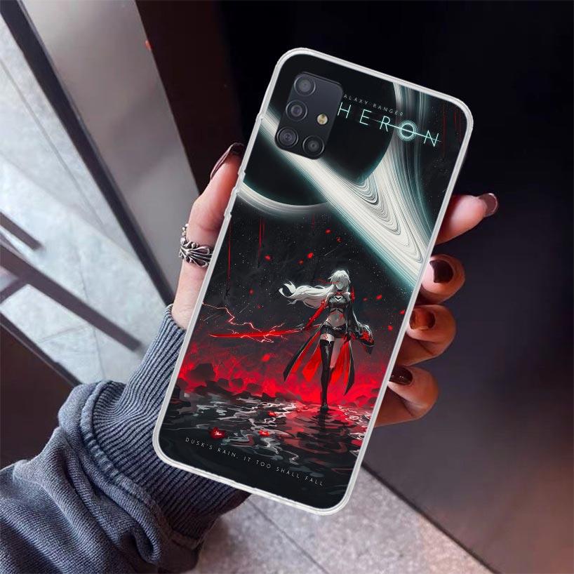Honkai Star Rail Acheron Phone Case For Samsung Galaxy A52 A51 A50S A32 A22 A12 A02S A72 A71 A31 A70 A30S Note 20 Ultra 10 Plus