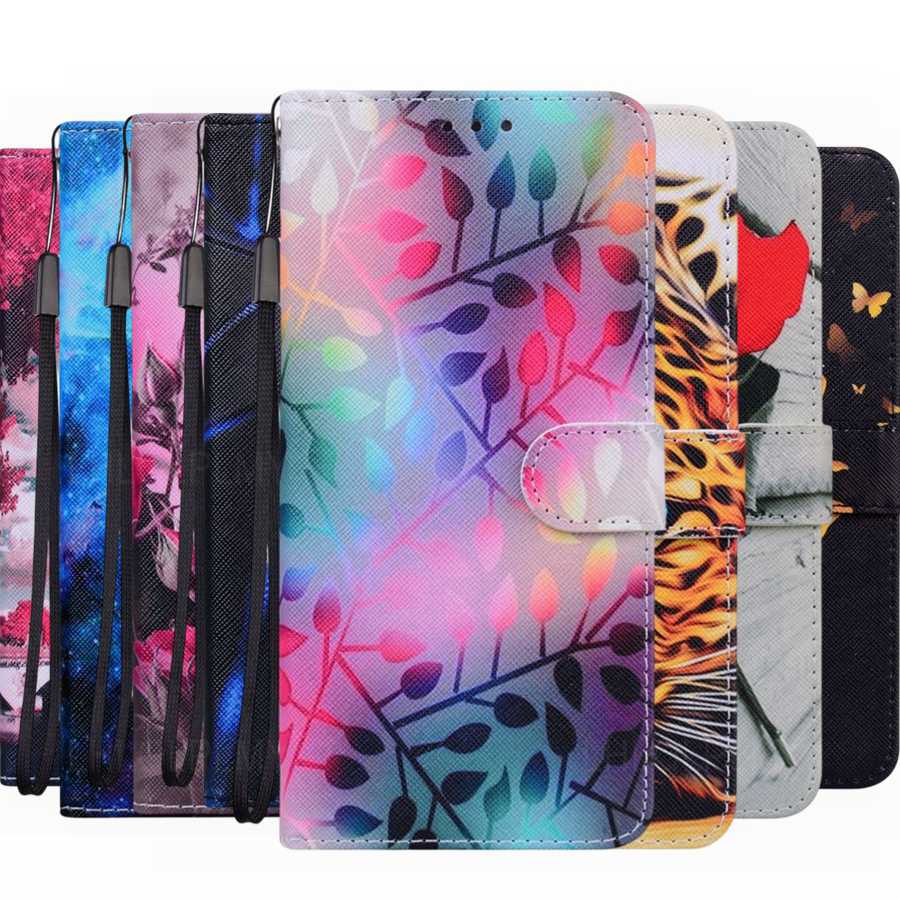 

Модный кожаный флип-чехол с росписью для Apple iPhone 6 7 8 Plus 11 12 13 Pro Max XS XR Samsung Galaxy Xiaomi Poco Redmi Huawei Honor Чехол-кошелек Funads