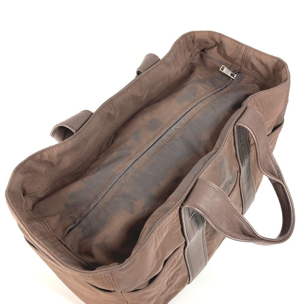 HERMES Tote Bag Hand Bag Brown