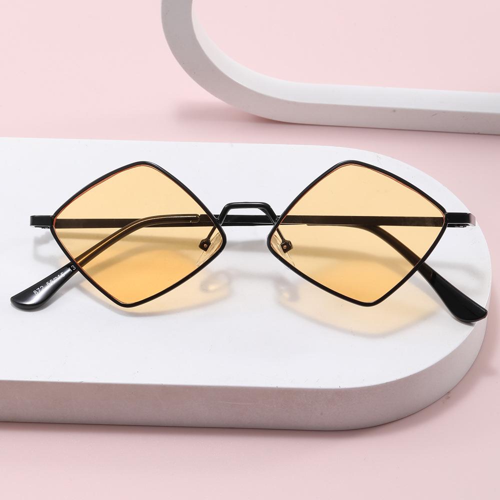 

Retro Vintage Style Male ’ s Sunglasses Rhombus Shape UV Protection Sun Eyeglasses Female Latest Fashion Sun EyeglassesforFemale