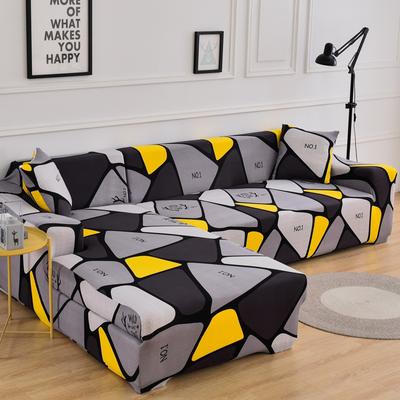Elasticated Sofa Covers For Living Room Spandex Chaise Longue Corner Armchair Cover Cushion Couch Furniture