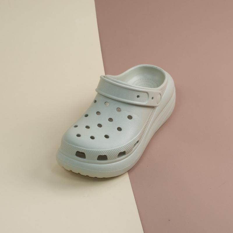 Zoccoli Casual con Tacco Alto, Antiscivolo, Monocolore, Adatti ai Bambini, 2025