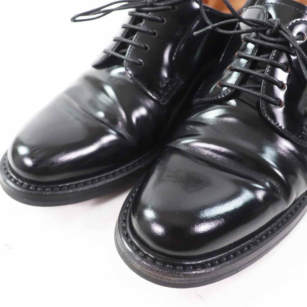 Great CHURCH'S Leather shoes Polished Binder Derby Shoes/ black leather Women 35 Used