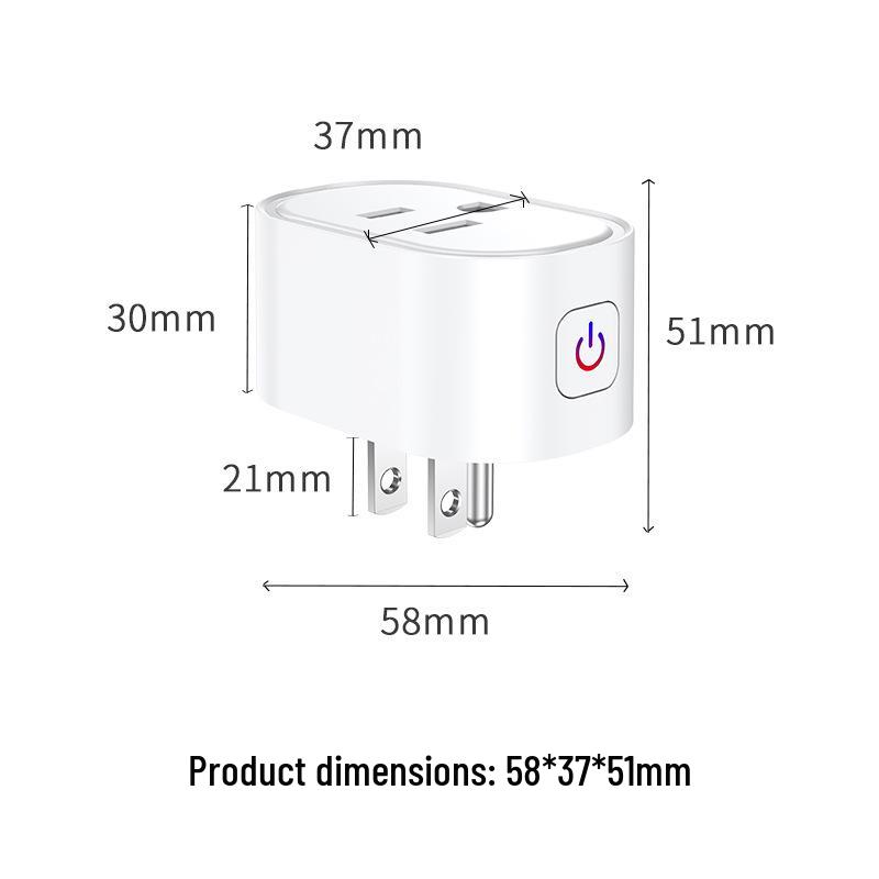 US Standard WiFi Smart Plug 16A with Metering & Remote Control via Alexa