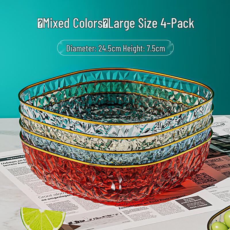 

RuHan Japanese Style Food-Grade PET Fruit Plate Set