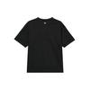 adidas Originalūs Patogūs Minkšti Laisvalaikio Universalūs Trumpomis Rankovėmis Kvėpuojantys Drop Shoulder Marškinėliai Moteriški Viršutiniai Drabužiai Juodi KB8959