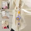 Hands-free Flower Shape Cap Clip Rope Lock Backpack Sun Hat Hanger  Free-Hand Organizer
