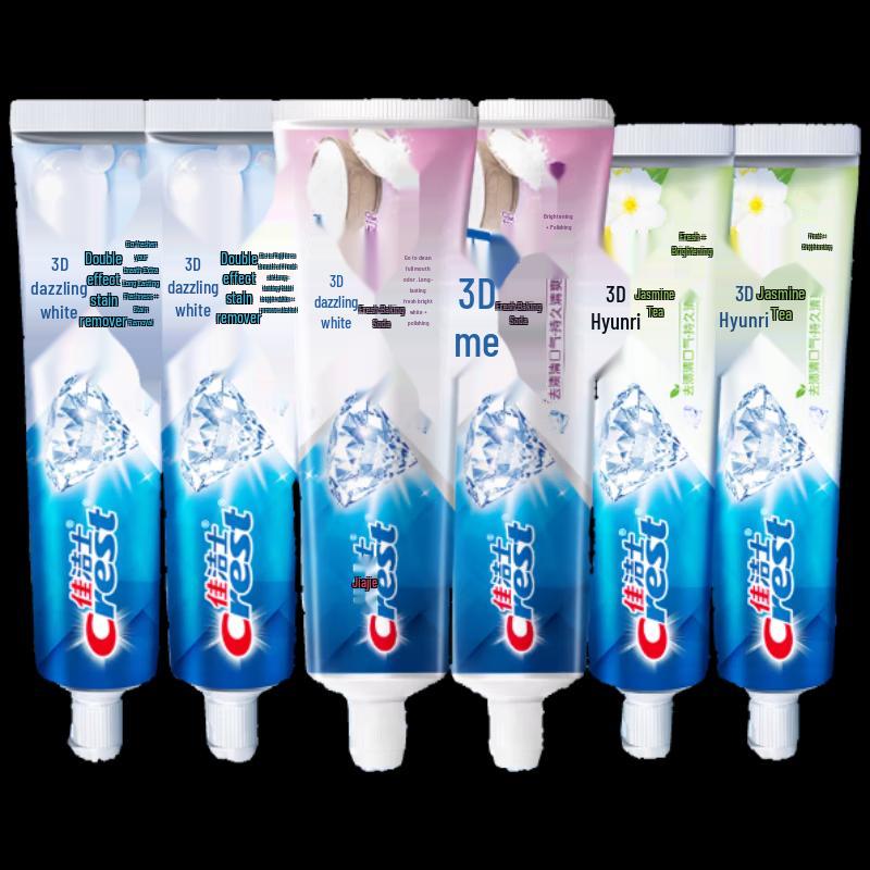 Crest Salt White Multi-Care Toothpaste, 200g 6-Pack