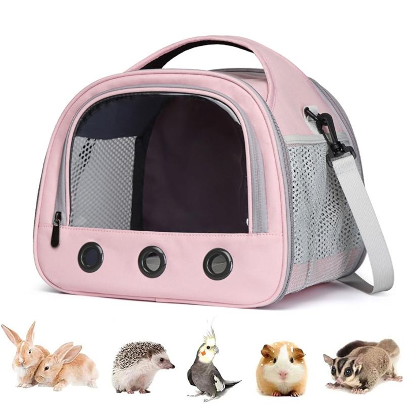 Small Animal Travel Cage Bag Portable Pet for Carrier with Adequate Ventilation Rabbit Bearded Dragon Hedgehogs for Carr