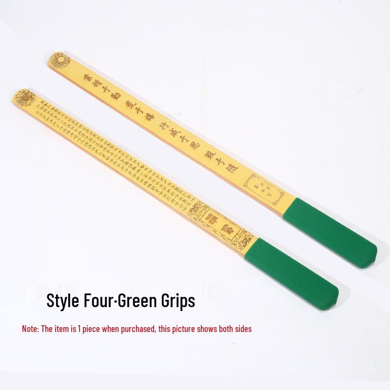 Dual-Use Bamboo Ruler & Massage Stick - Creative Fitness & Cultural Gift