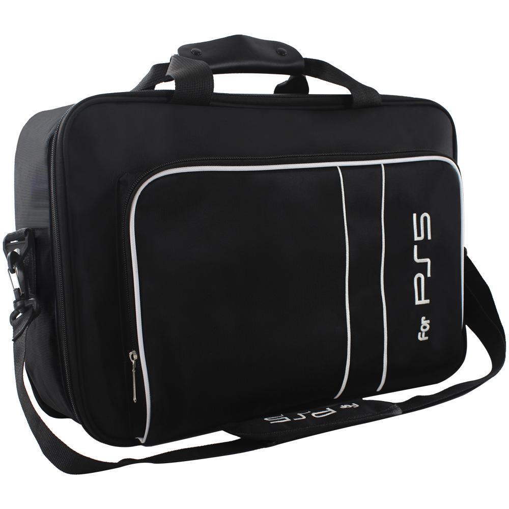 PS5 Game Console Storage & Travel Bag with Accessories Compartments
