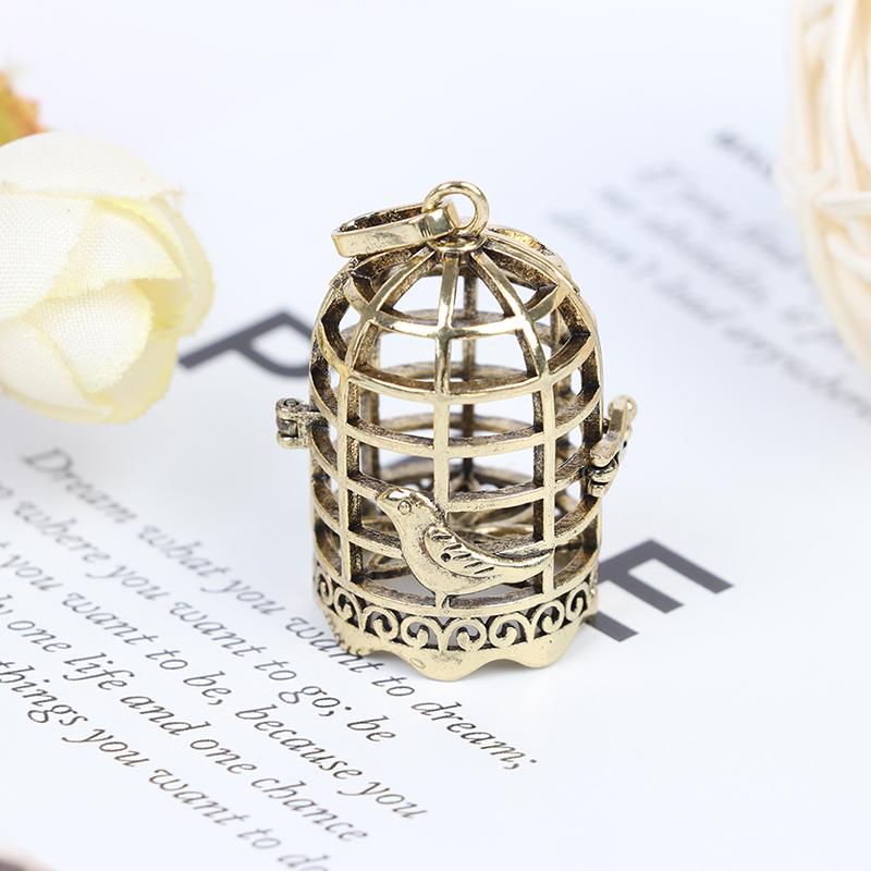 

1 шт. Аксессуары для птичьей клетки для кукольного домика бронзовый