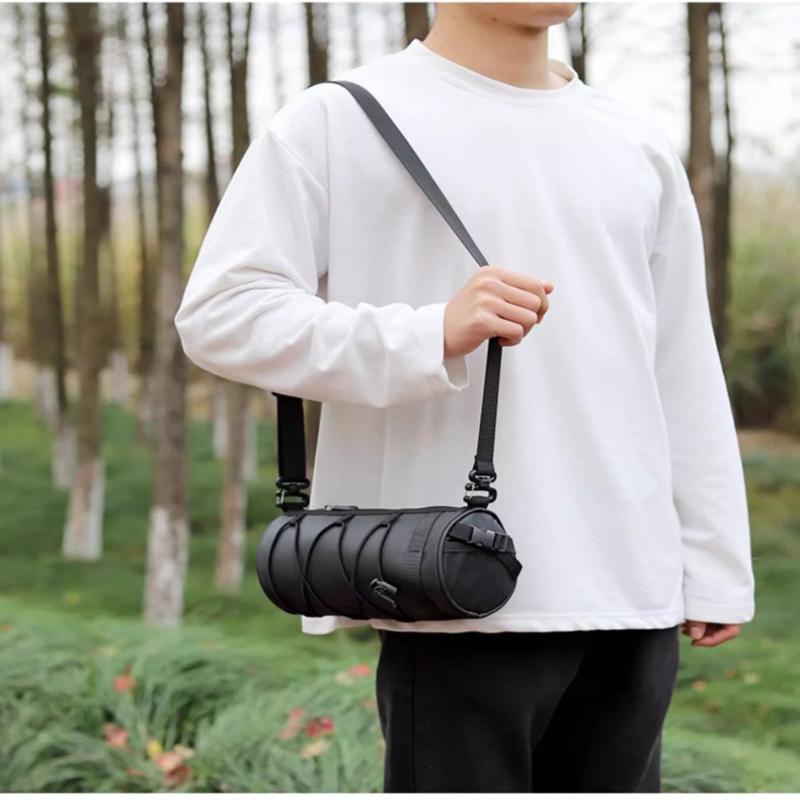 1Pc Bicycle Bag Front Beam Bag Road Car Trailer Bag Mountain Bike Tube Tail Waterproof Multi-functional Cycling Bag Storage Portable