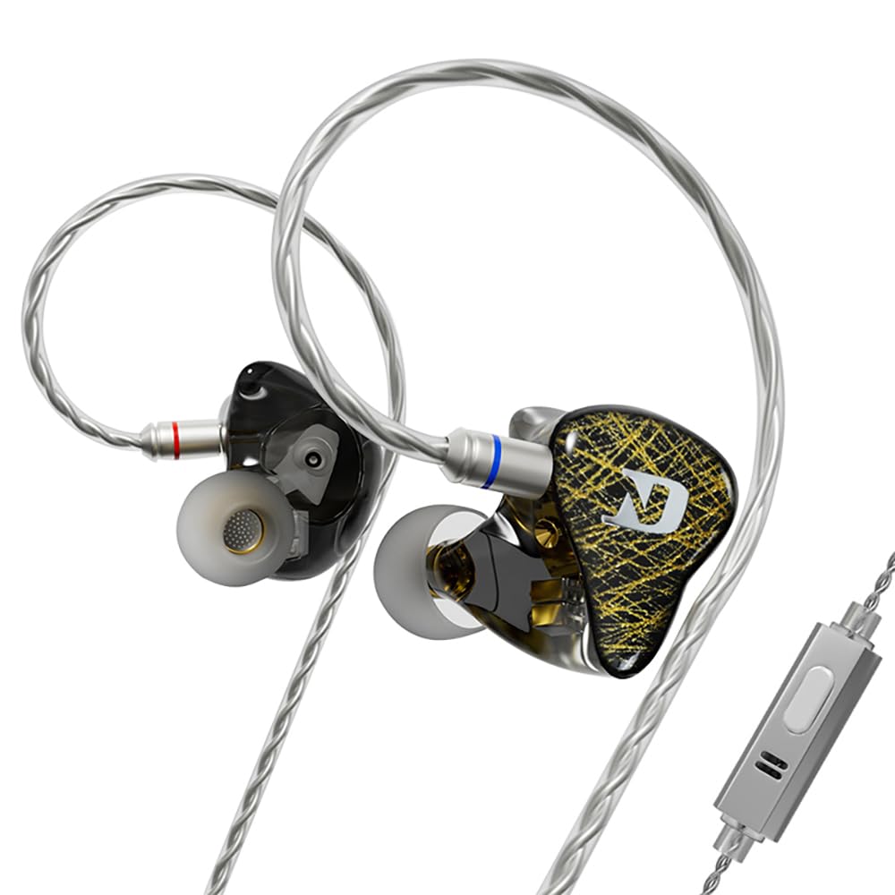 

Hifi Kingdom ND-001 Hybrid (1DD+4BA) Wired In-Ear Monitor Black with Mic