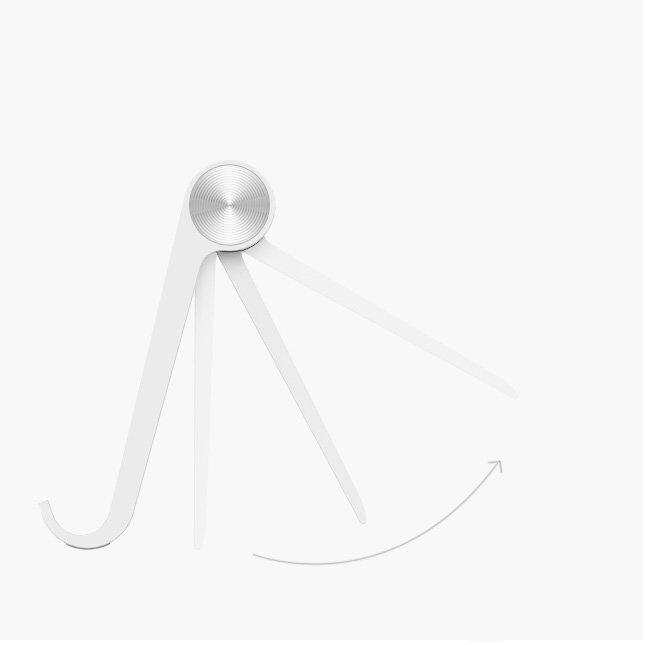 Ugreen LP115 Universal Adjustable Stand for 4.7-11" Tablets and Smartphones, Sleek White Design, Compact Size 120x107mm