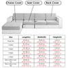 Four Seasons Universal Sofa Cushion Cover High Elastic Pet Anti Dirt Waterproof Sofa Cover