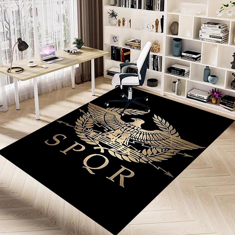 1pc Eagle SPQR Carpet, Office Rug Outdoor Mat Home Decor Area Carpet Festival
