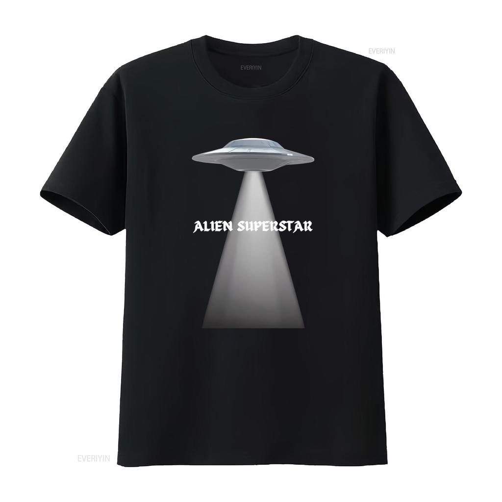 Alien Superstar T Shirt 2023 Beyonce Renaissance Tour UFO Merch vintage Washed Slightly Versatile graphic Stylish homme