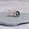 Genuine Moss Agate Ring Agate Handmade  Ring Square Moss Agate Ring Healing Gemstone Ring Sterling Silver Ring Bridesmaid Gift